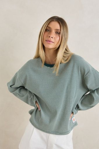Lexi stripe long sleeve top