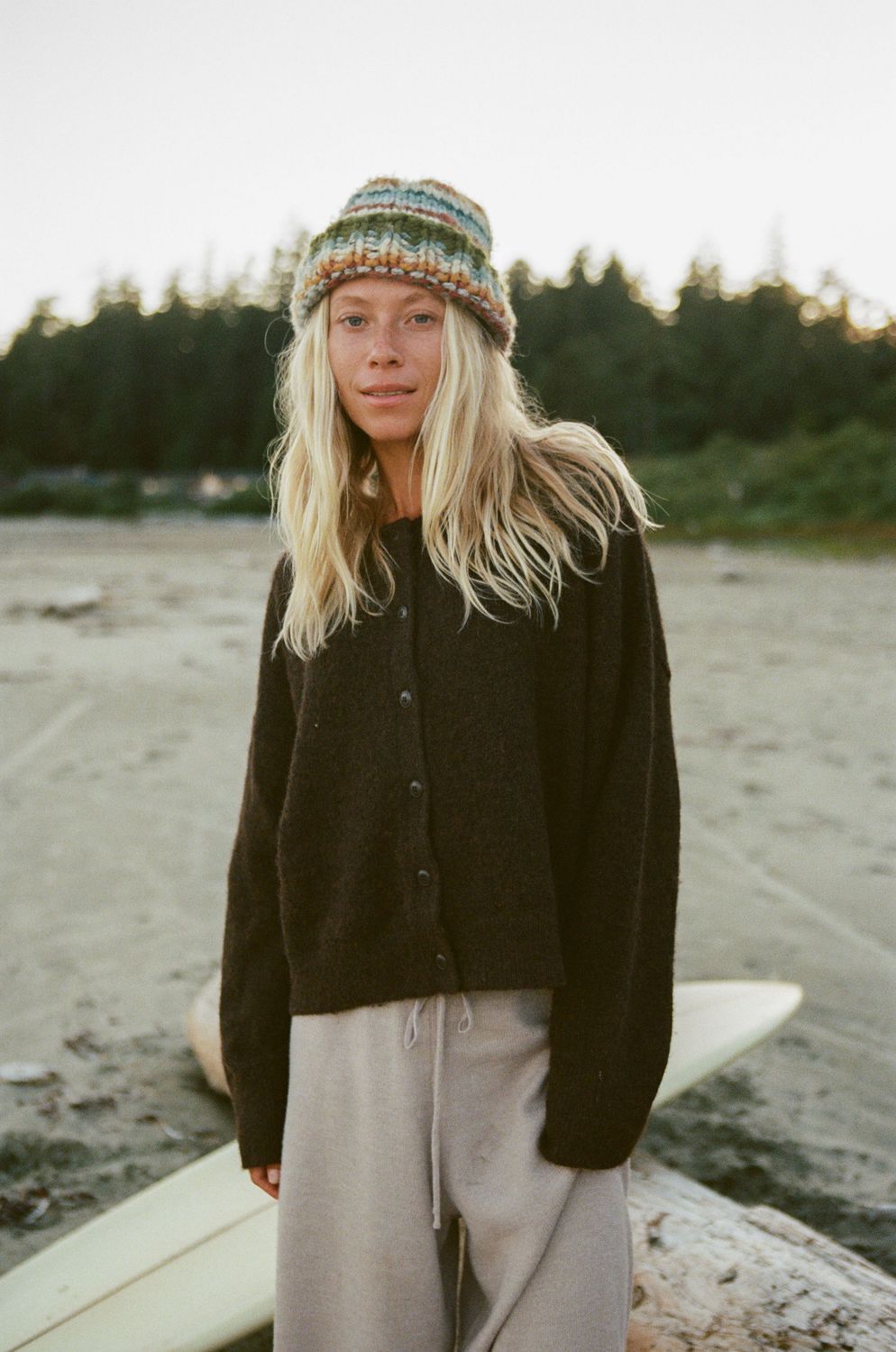 Estelle fluffy knit cardigan