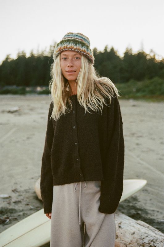 Estelle fluffy knit cardigan