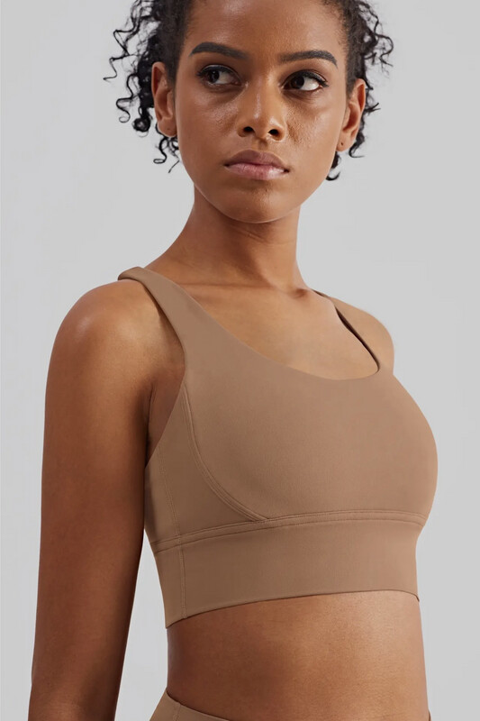 Frappuccino Isabella Strappy Back Sports Bra