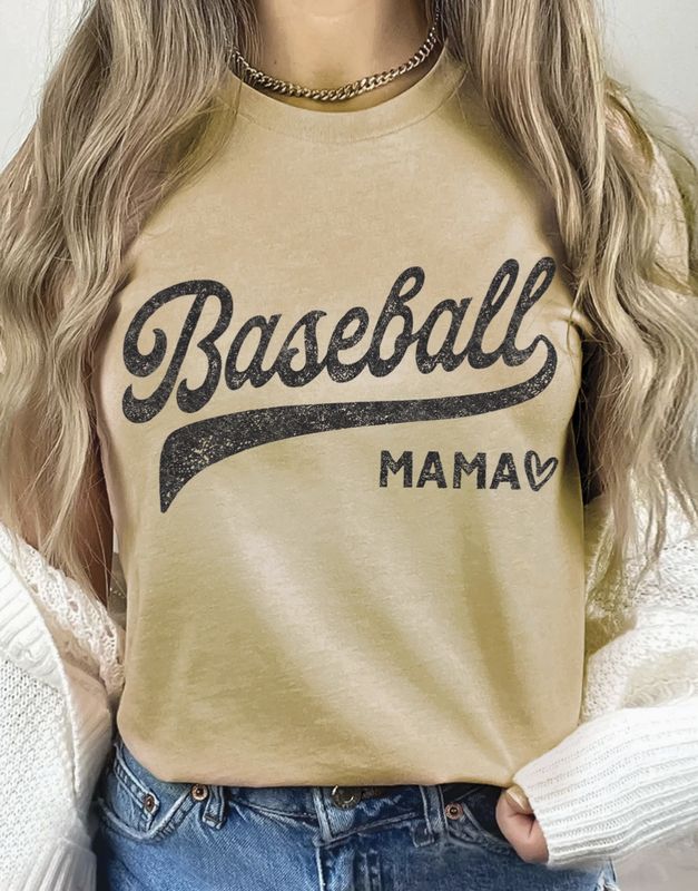 Baseball Mama Vintage T-shirt