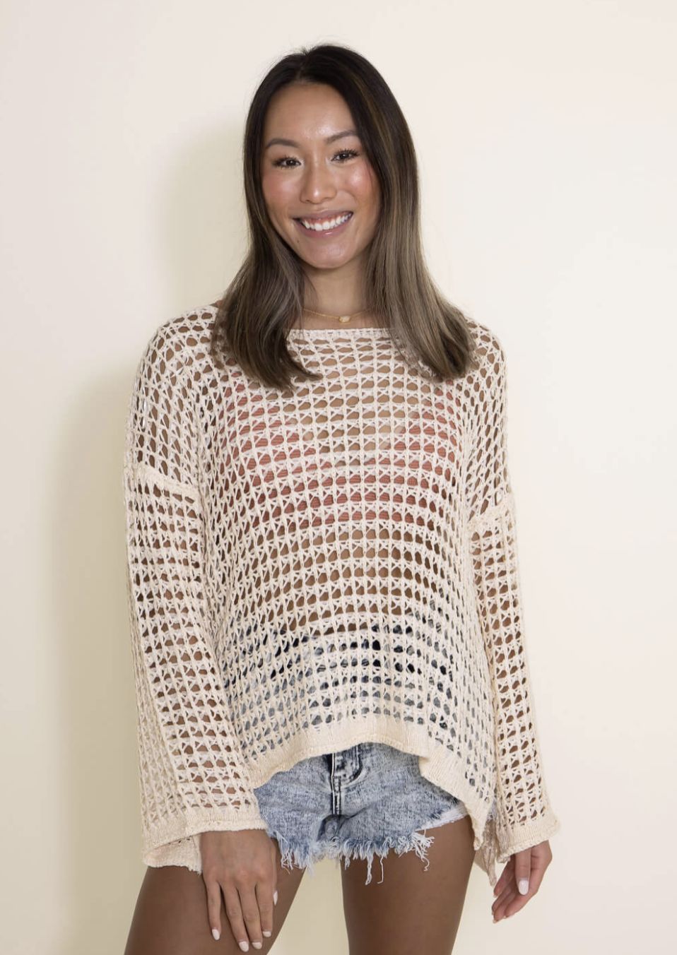 Beach Cover-Up Crochet Top
