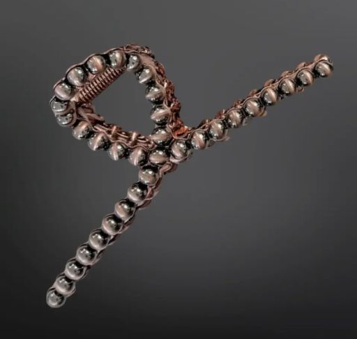 Western Navajo Pearl  Banana Clip