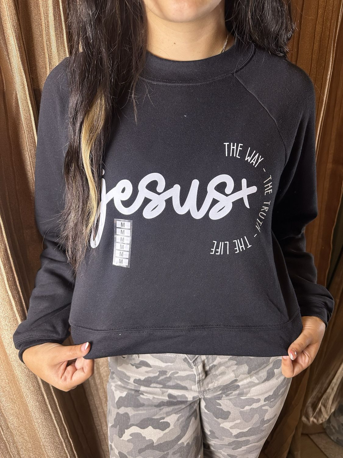 Jesus the Way The Truth and The Life Sweatshirt