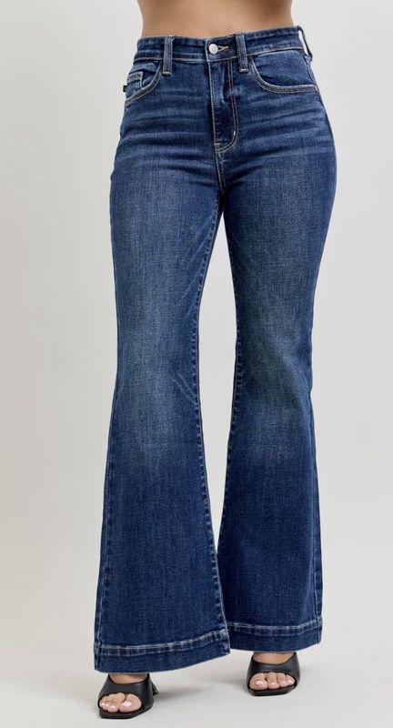 Judy Blue High Waist Petite Trouser Flare