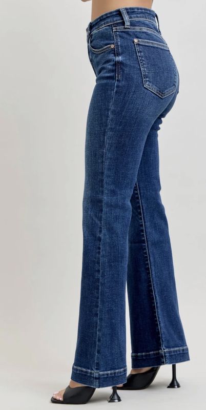 Judy Blue High Waist Petite Trouser Flare