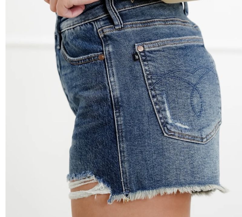 Judy Blue HW Rigid Cut Off Shorts