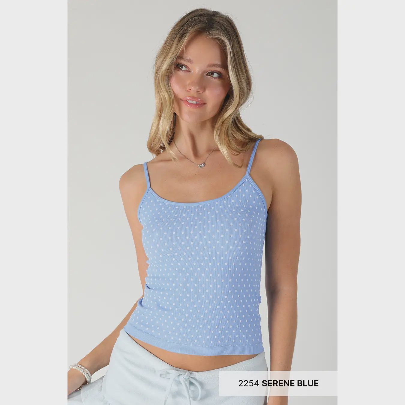 Polka Dot Strap Cami