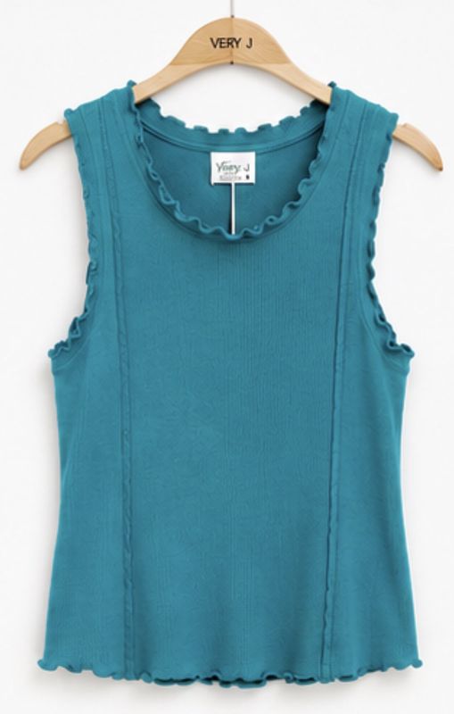 Lettuce Hem Casual Fitted Knit Top