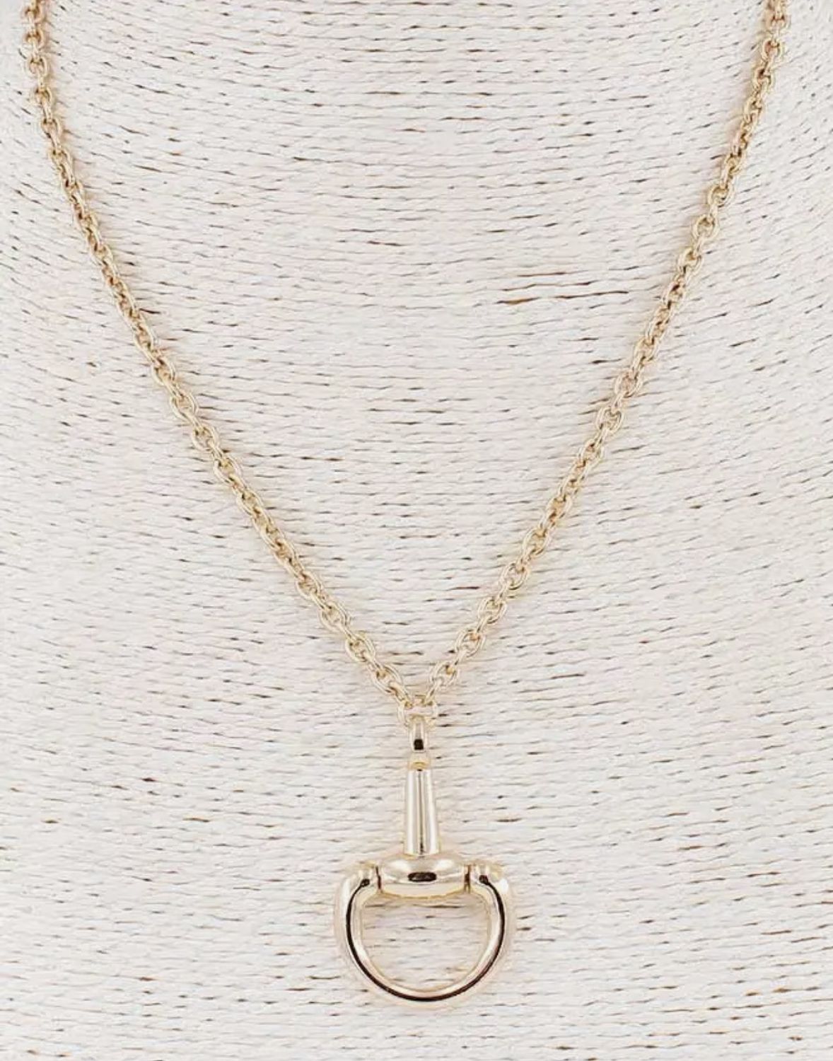 Necklace with Horsebit 16-18"
