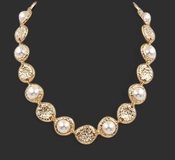 Gold Chain Cord 16-18" Necklace with Freshwater Pearls