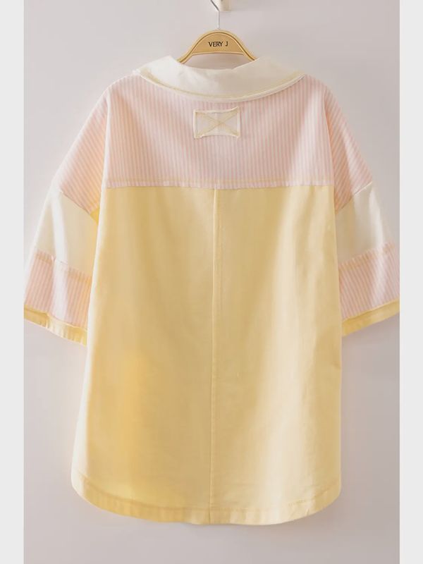 Oversized Half Sleeve Casual Knit Top