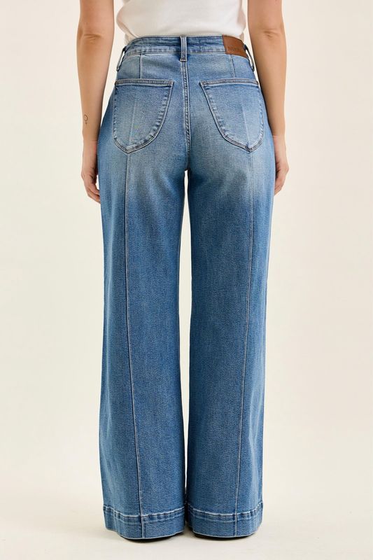 Judy Blue High Waist LIZA Palazzo Tall Girl Jeans 35" Inseam