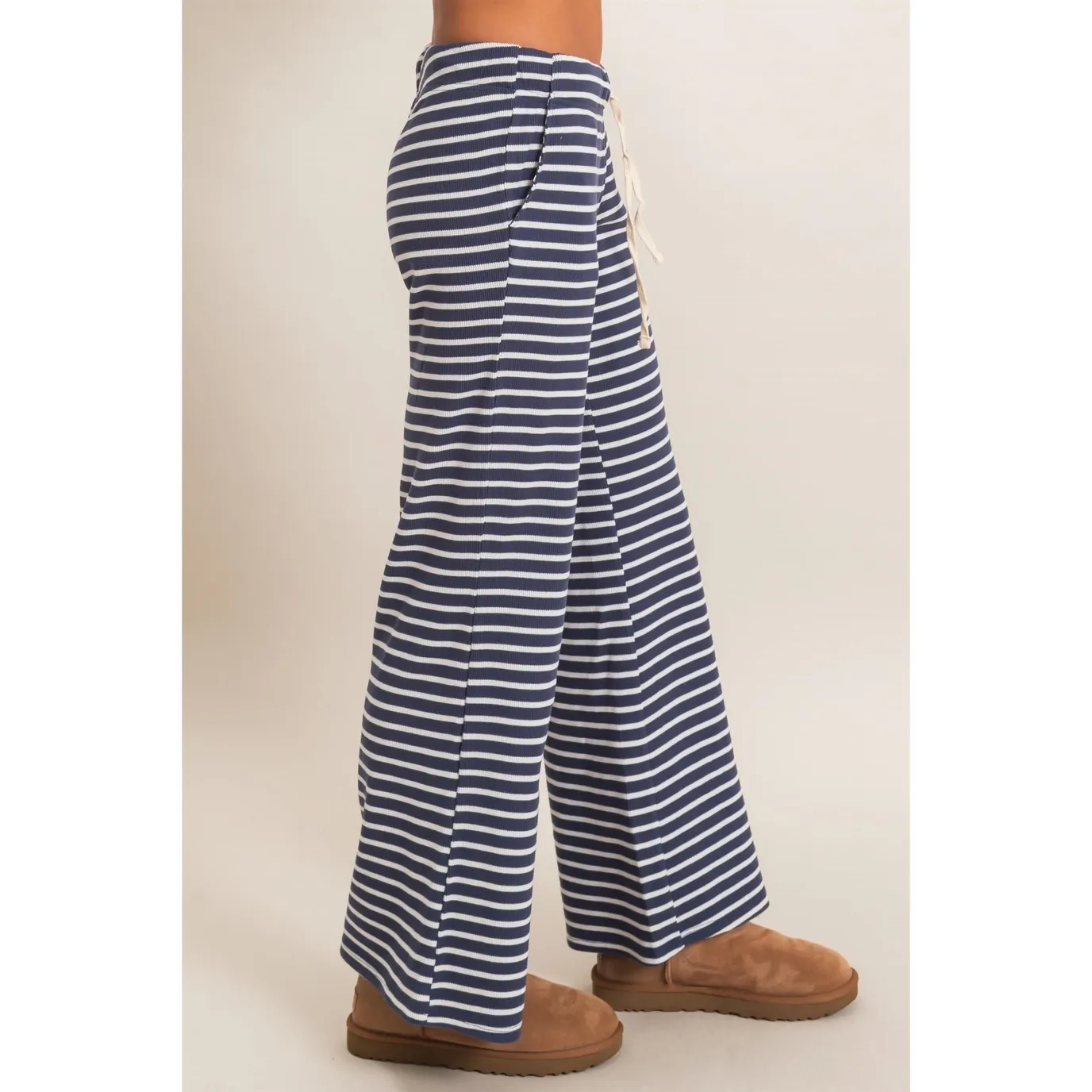 Hyfve Navy Knit Bottoms
