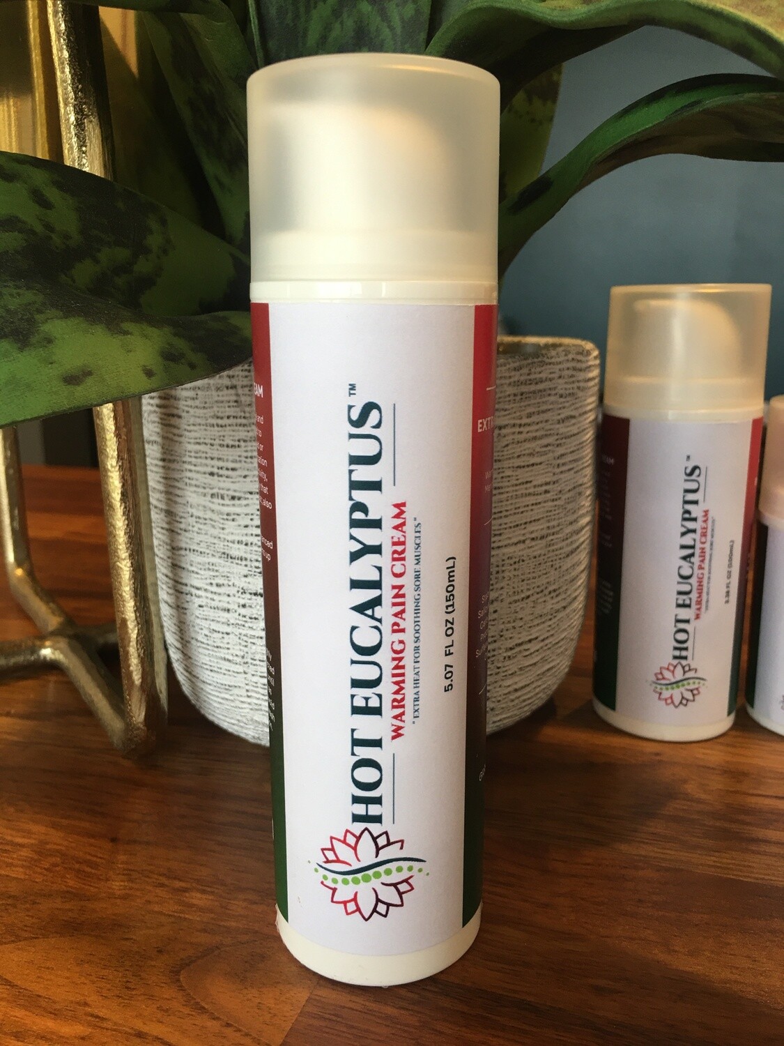 HOT EUCALYPTUS WARMING PAIN CREAM (Sport Size 5.07oz / 150mL)