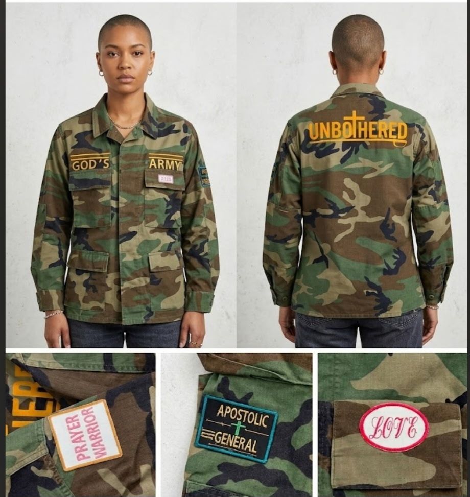 Unbothered Army Jacket (Long)