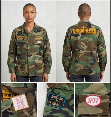 Unbothered Army Jacket (Long)