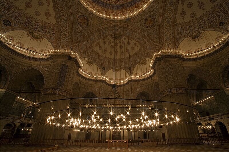 Blue Mosque Chandelier Istanbul