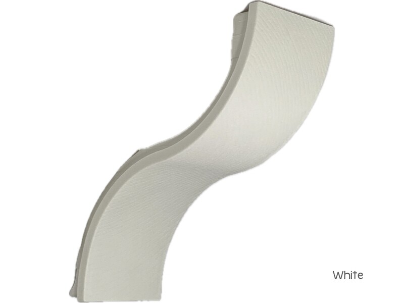 3" x 8" Scallop Endcap