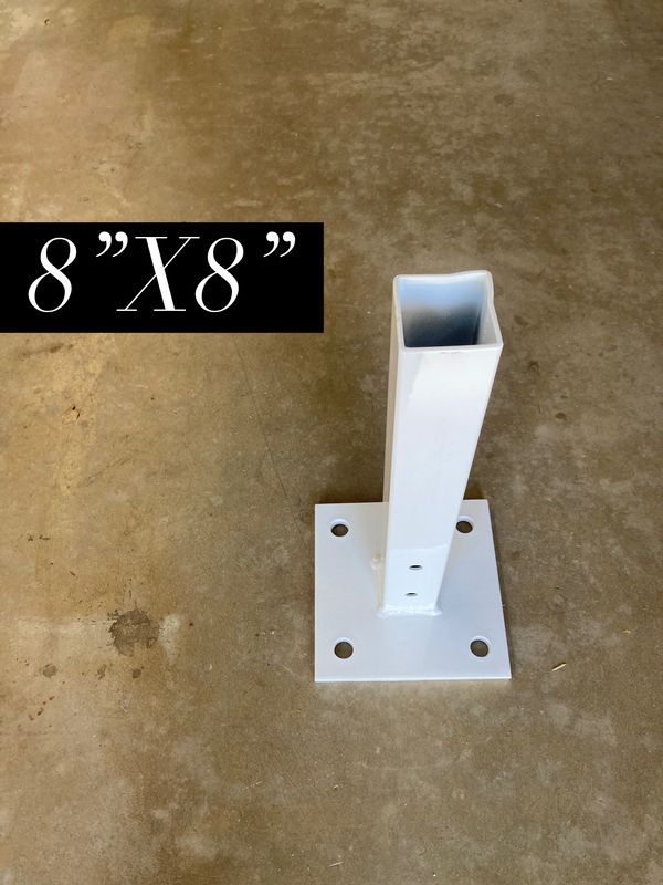 Steel Base Plates 8" x 8"