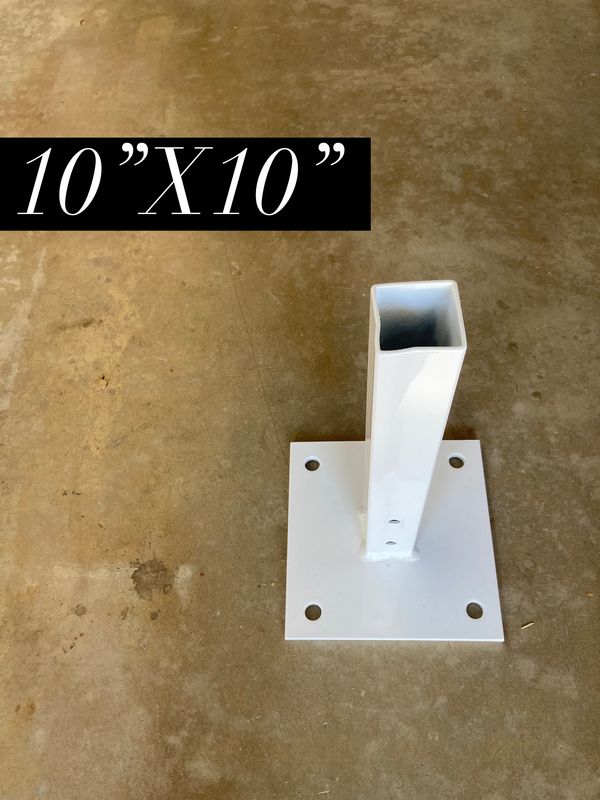 Steel Base Plates 10" x 10"