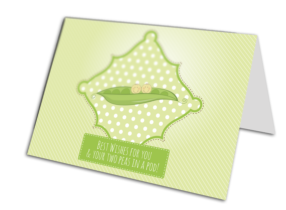 10&quot; X 7&quot; Greeting Cards on 100LB Gloss Cover with NO AQ, 500 - 4/0