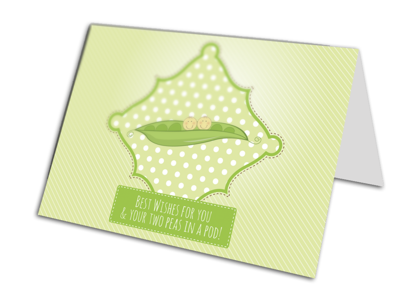 10&quot; X 7&quot; Greeting Cards on 100LB Gloss Cover with NO AQ, 500 - 4/0