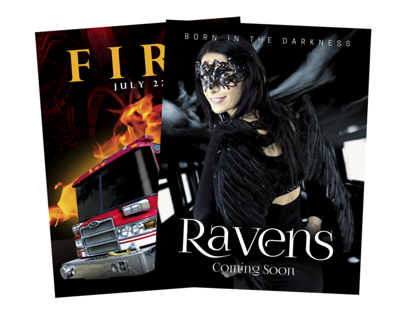 11&quot; X 17&quot; Posters on 100LB Gloss Book w/ UV both sides, 500 - 4/4