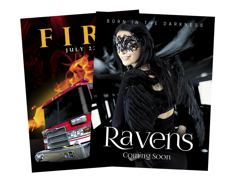 11&quot; X 17&quot; Posters on 100LB Gloss Book w/ UV both sides,   100 - 4/0