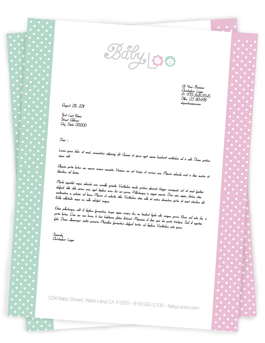 11&quot; X 17&quot; LETTERHEAD on 70lb Text, 500 - 4/0