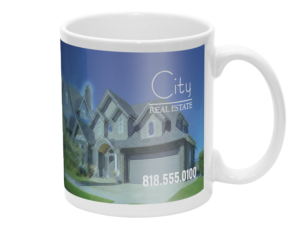 Ceramic Mug, 11oz with wraparound image
