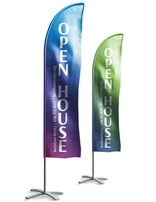 Feather Flags - 11ft - 3oz Polyester, 4/0
