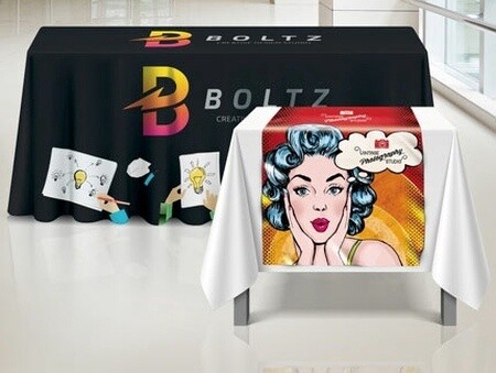 Table Cover - 3 Sided - 6ft Table
