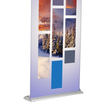 Retractable Banner Stand, 48x92