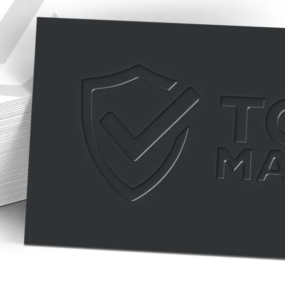2&quot; X 3.5&quot; 16PT Matte Business Cards w/ Spot UV front, 500, 4/4