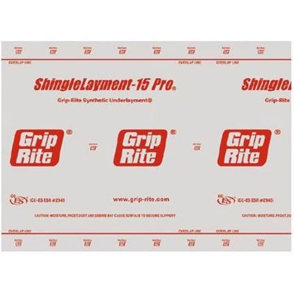 GRIP-RITE SHINGLELAYMENT SYNTHETIC UNDERLAYMENT 10 Sq. ROLL