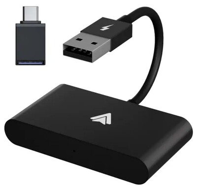 Wireless CarPlay Adapter For Android/Apple Wired to Wireless Carplay &amp; USB Connection Car Adapter