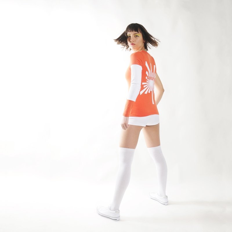 oudo anime camiseta naranja