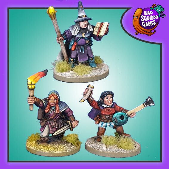 Dwarf Wizard, Bard &amp; Rogue