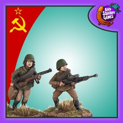 Female Soviet Infantry with LMG - inc loader (2)