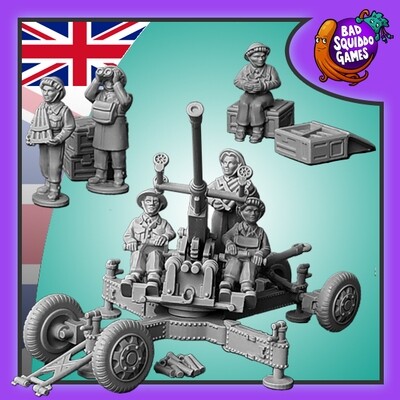 Bofors 40mm AA Gun &amp; Crew
