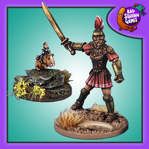 Thea, Amazon Champion (&amp; her Guinea Pig-riding Pixie Scout)