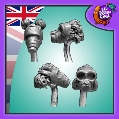 Gas Mask Heads (4)