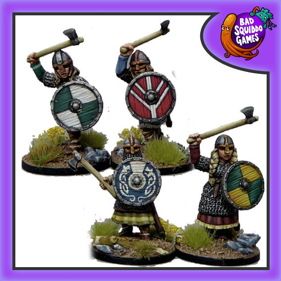 Shieldmaiden Hearthguard with Axes (4)