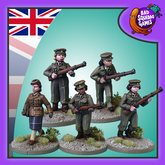 ATS with Rifles &amp; Scots Officer (5)