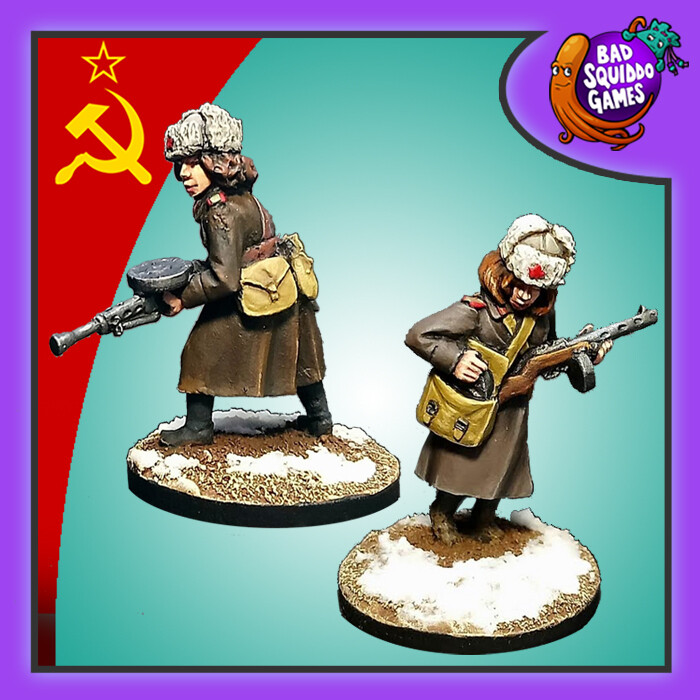 Female Soviet Winter LMG &amp; Loader