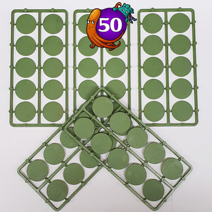 25mm Round Bases (50)