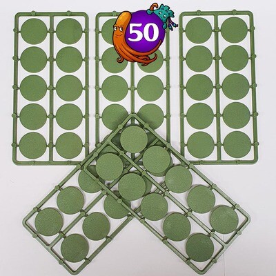 25mm Round Bases (50)