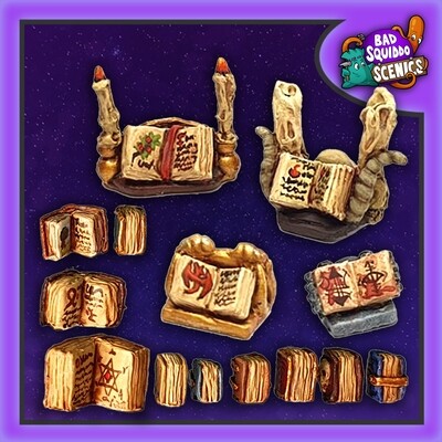 Books (10) &amp; Bookholders (4)