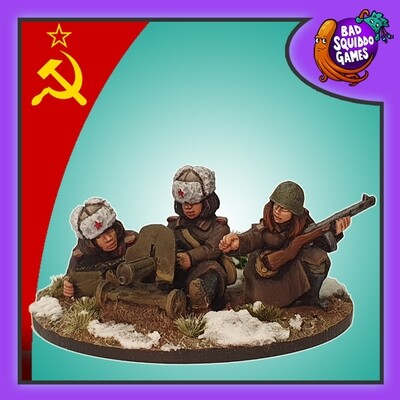 Female Soviet Winter Maxim HMG &amp; Crew